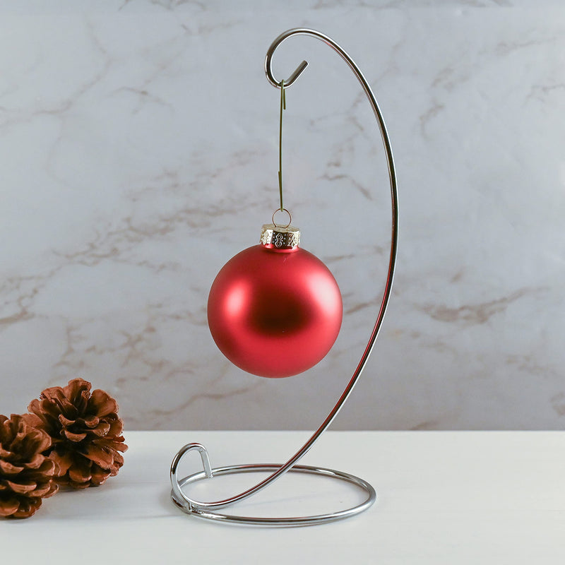christmas air plant holder Silver Ornament Display Stand