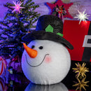 Snowman Head Tree Topper - Xmas Holiday Tree Top Winter Snow Man Topper Ornament Decoration for Christmas Tree