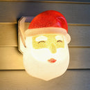 Santa Porch Light Cover – Santa Claus Head Outdoor Front Porch Lamp Holiday Decoration Covers - Set of 2