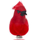 Red Cardinal Bird Clips - Christmas Holiday Red Birds Cardinal Tree Ornaments with Clips for Attachment - Pack of 2