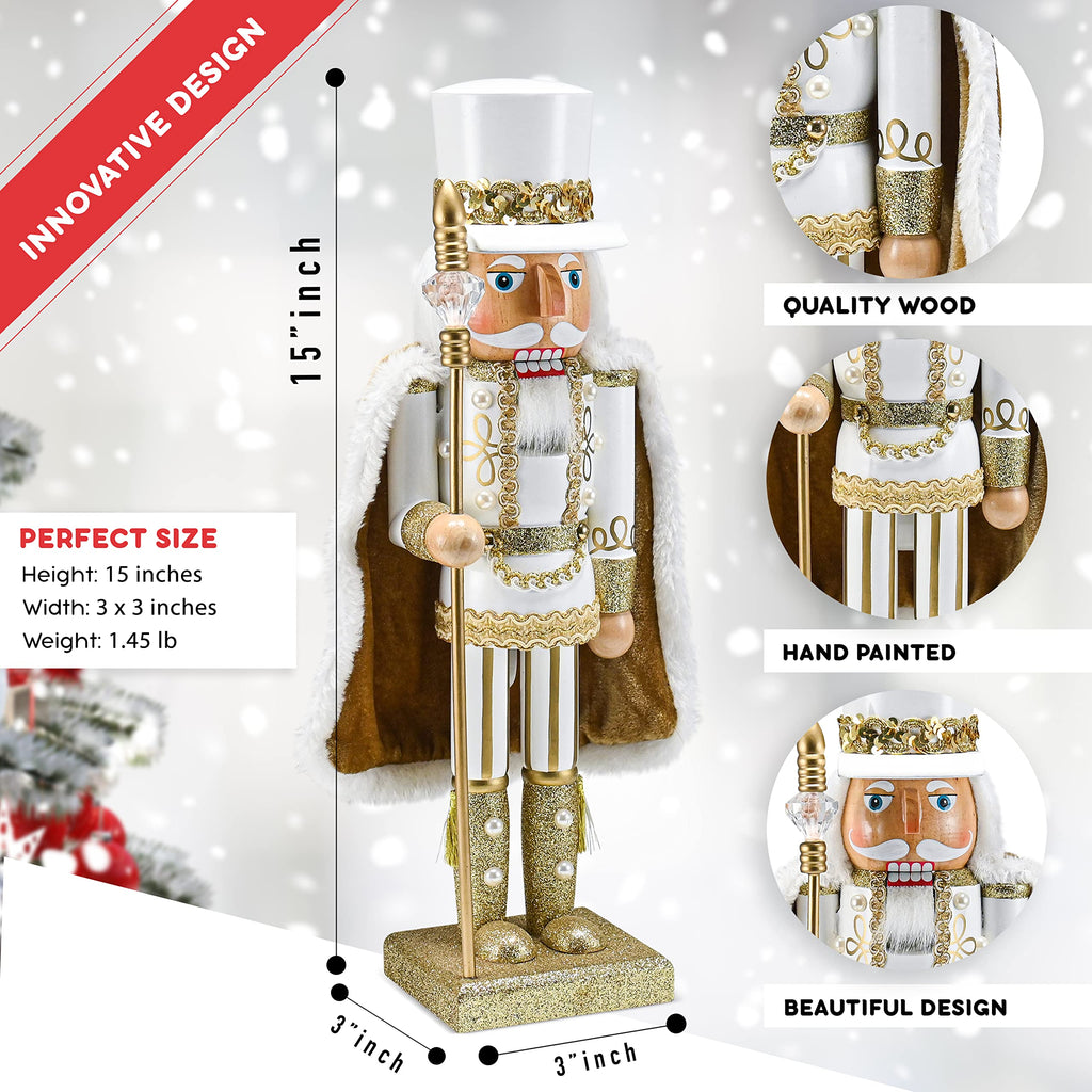 15 INCHES TALL) PIRATE NUTCRACKER