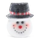 Snowman Porch Light Cover - Snowman Head Outdoor Front Porch Lamp Holiday Decoration Covers - Set of 2