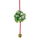 Mistletoe Ball Christmas Ornament - Holiday Mistletoe Bell Hanging Decoration