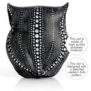 Black Owl Statue Figurine - Animal Sculpture Home Decoration for Bedroom Living Room Kitchen Office Bathroom House Decor Figurines