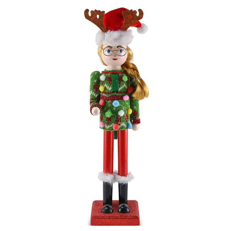 Wooden female shop nutcracker